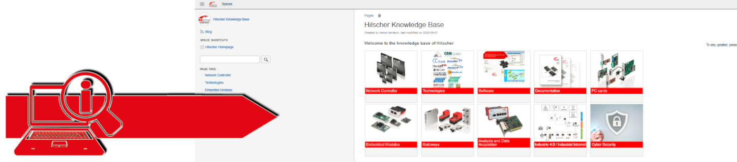 Hilscher Knowledge Base - banner apertura